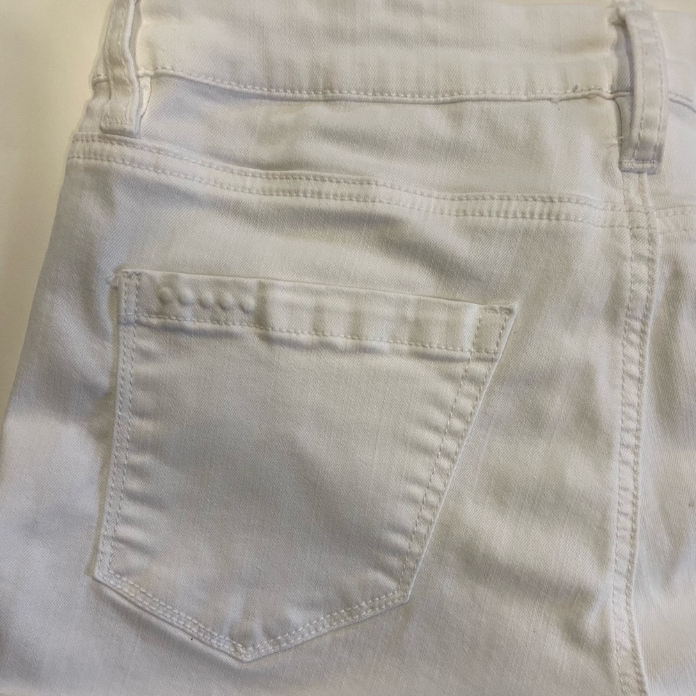 Blank NYC White Jean Shorts Sz 27 - Picture 8 of 10